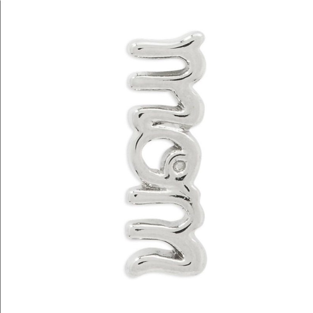*Script Mom Charm* KEEP COLLECTIVE Retired Silver